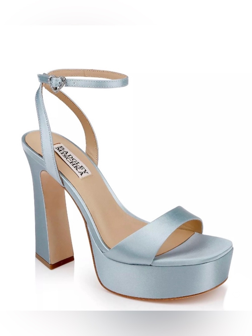 NWT- Badgley Mischka ‘Caia’ Platform Sculpted Heel Sandal- DISPLAY SHOE